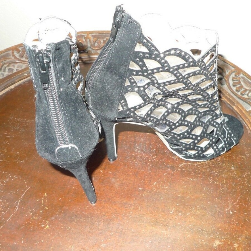 Dijigirls 7.5 Dressy Decorative Open Toe Heels